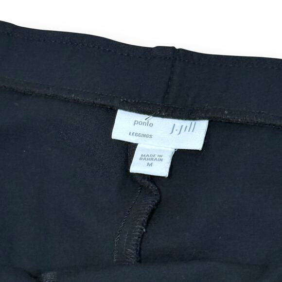 J. Jill Ponte Leggings Career Pants Womens Size M Stretch Pull On Front Seam 2/2 - Picture 3 of 9